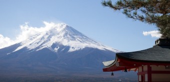 Arakurayama Sengen, Vue du Mont Fuji et de la Pagode Chureito