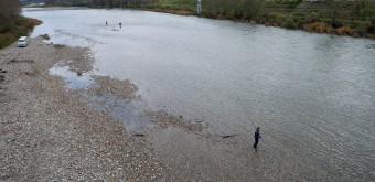 Murakami (Niigata), Pêcheurs de saumons sur la rivière Miomote