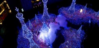 Caretta Shiodome (Tokyo), illuminations du centre commercial pour Noel 7