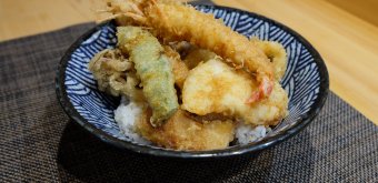Donburi Tendon (riz et beignets Tempura) 