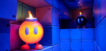 Super Nintendo World (USJ, Osaka), mini-jeu interactif avec le Power-Up Band 2