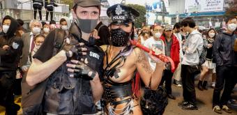 Shibuya (Tokyo), Cosplay sexy pour Halloween 4