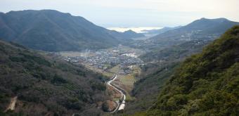 Triennale de Setouchi, île Shodoshima, panorama sur une vallée