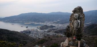 Triennale de Setouchi, île Shodoshima, panorama depuis le temple Goishizan