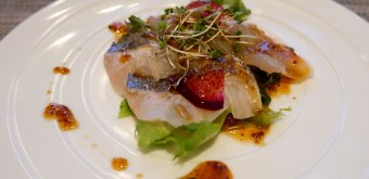 Hôtel Provence (Shima, Ise), dîner avec assiette de poisson en carpaccio