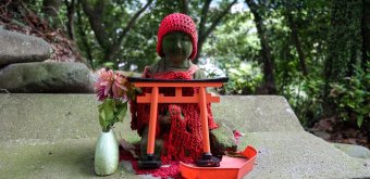 Yutoku Inari-jinja (Kashima, Saga), petite statue de Jizo Bosatsu