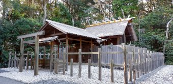 Shima (péninsule d'Ise, Mie), architecture shinto du sanctuaire Izawanomiya