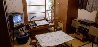 Musée du manga Tokiwaso (Tokyo), reproduction de la chambre 20 de Suzuki Shinichi, Naoya Moriyasu et Tokuo Yokota