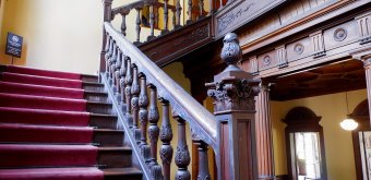 Kyu Iwasaki-tei Teien (Tokyo), visite intérieure de la résidence occidentale 3