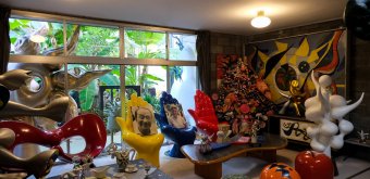 Musée Mémorial Taro Okamoto (Tokyo), Exposition permanente au rez-de-chaussée