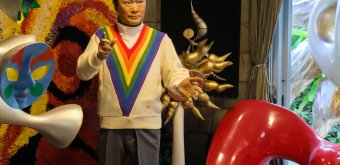 Musée Mémorial Taro Okamoto (Tokyo), Statue de cire représentant Taro Okamoto