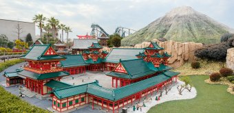 Legoland Japan (Nagoya), Reproduction du Heian-jingu et du Mont Fuji en LEGO à Miniland