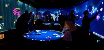 teamLab Biovortex Kyoto, Future Park, A Table where Little People Live