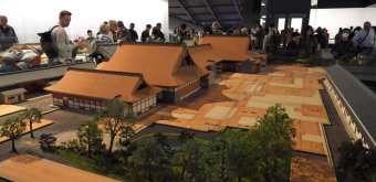 Musée Edo-Tokyo, reconstitution miniature d'un palais à l'époque