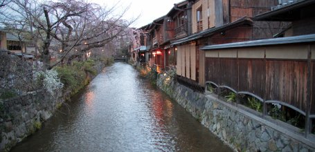 Gion (Kyoto), le long du canal Shirakawa 3