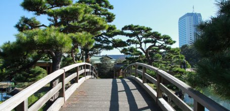 Hama Rikyu (Tokyo), Pont taiko-bashi