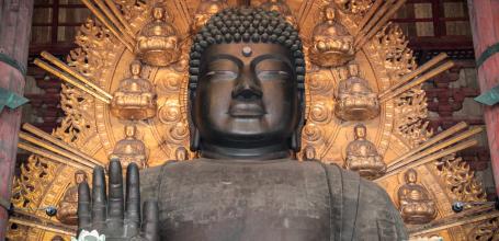 Todai-ji (Nara), statue du Grand Bouddha Dainichi Nyorai en bronze