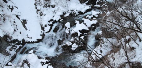 Cascade de Kegon à Nikko en hiver 7