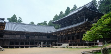 Shoshazan Engyoji, Mitsu-no-do avec les pavillons Dai-ko-do et Jiki-do