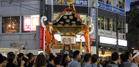 Fukuro Matsuri à Ikebukuro (Tokyo), procession de mikoshi 7