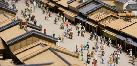 Musée Edo-Tokyo, reconstitution miniature de la ville
