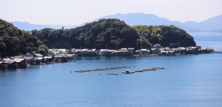 Ine (Kyoto), panorama sur le village et le golfe de Wakasa 4