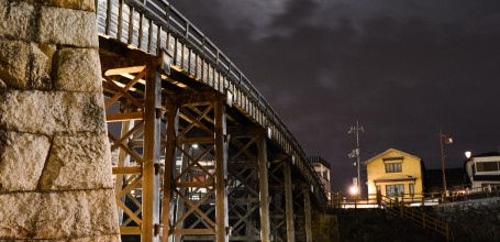 Iwakuni, Pont Kintai-kyo de nuit 2