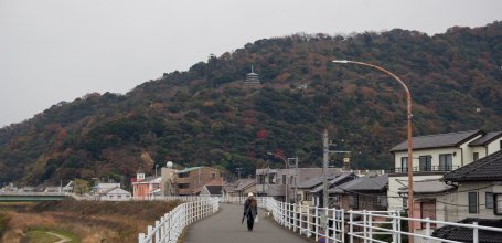 Numazu (péninsule d'Izu), balade le long de la rivière Kano au pied du mont Kanuki