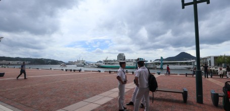 Marins au port de Sasebo (Nagasaki)