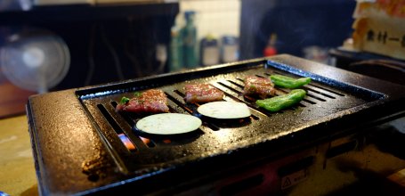 Grillade de bœuf Wagyu et légumes