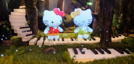 Hello Kitty Show Box (Awaji), personnage Hello Kitty en hologramme