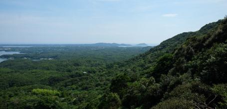 Belvédère de Yokoyama, panorama vers le sud de la péninsule de Shima