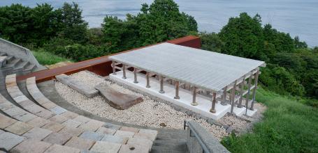 Observatoire Enoura (Odawara), reconstitution d’un théâtre romain