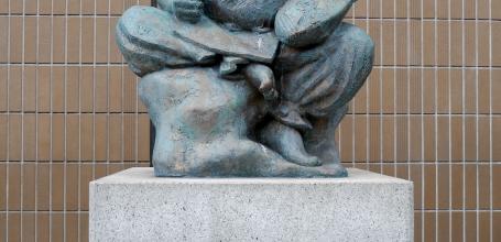 Tokyo, statue d'Ebisu dans le quartier éponyme