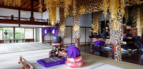 Genko-an (Kyoto), autel bouddhiste du pavillon principal du temple