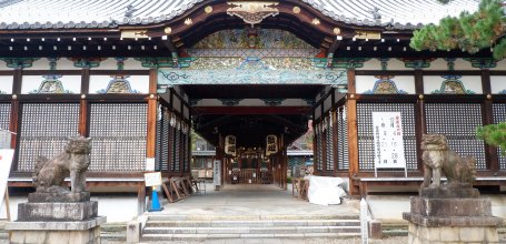 Gokonomiya-jinja (Kyoto), pavillon de culte Haiden