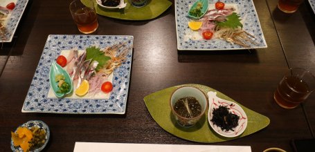 Oniyama Hotel (Beppu), dîner à l'hôtel