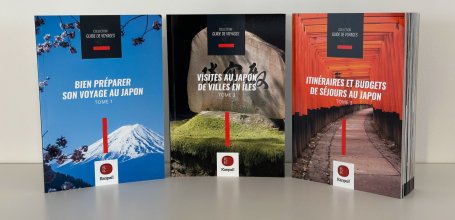 Les 3 livres de la collection "Guide de voyage au Japon" 