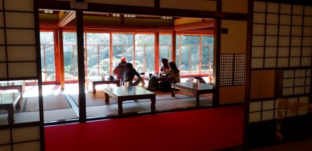 Katsushika (Tokyo), salon de thé Yamamoto-tei