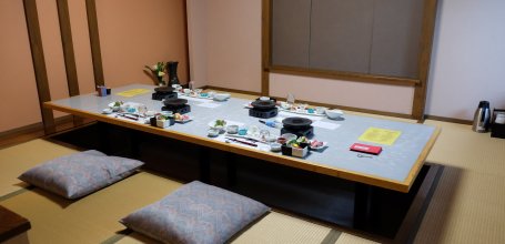 Yamabiko Ryokan (Kurokawa Onsen), dîner japonais traditionnel