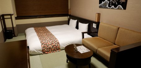 Hida Hanasatonoyu Takayama Ouan, chambre double de luxe à la japonaise
