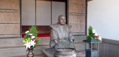Daijo-ji (Kasumi, Hyogo), statue du moine Gyoki fondateur du temple