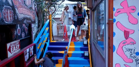 Design Festa Gallery (Harajuku, Tokyo), œuvres picturales extérieures en 2023