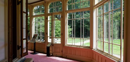 Kyu Iwasaki-tei Teien (Tokyo), visite intérieure de la résidence occidentale