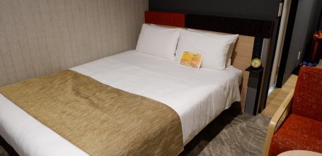 Almont Hotel Nippori (Tokyo), lit de la chambre Moderate Semi Double