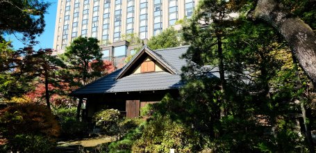 Université de Waseda (Tokyo), maison Kannosho (Kanshiso) dans le jardin Okuma Teien