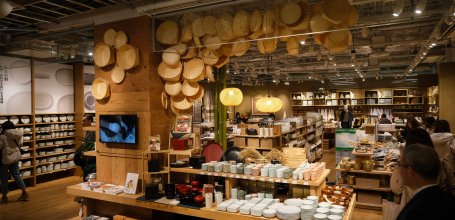 Muji Ginza Flagship Store (Tokyo), Rayon ustensiles de cuisine japonaise