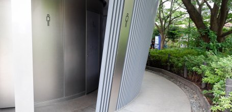 The Tokyo Toilet (Shibuya), toilettes du parc Jingu-Dori, Tadao Ando 3