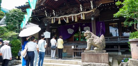 Hakusan-jinja (Tokyo), pavillon principal du sanctuaire 2