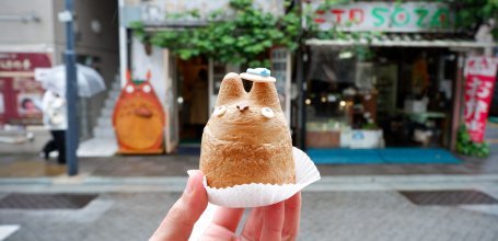 Shirohige’s Cream Puff Factory Kichijoji (Tokyo), chou à la crème Totoro parfum chocolat